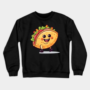 kawaii Taco  T-Shirt cute potatofood funny Crewneck Sweatshirt